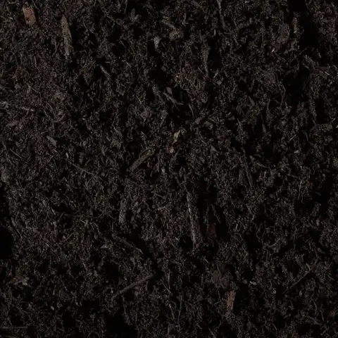 Topsoil and triple mix close-up